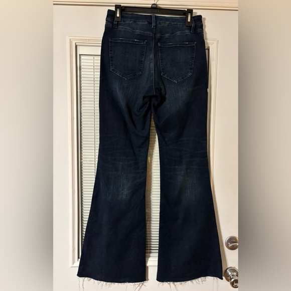 Express Women's Dark Flare Jeans - Picture 10 of 11